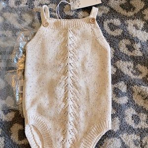 Jamie Kay cotton Casey playsuit knit sprinkles 6-12 new with tag